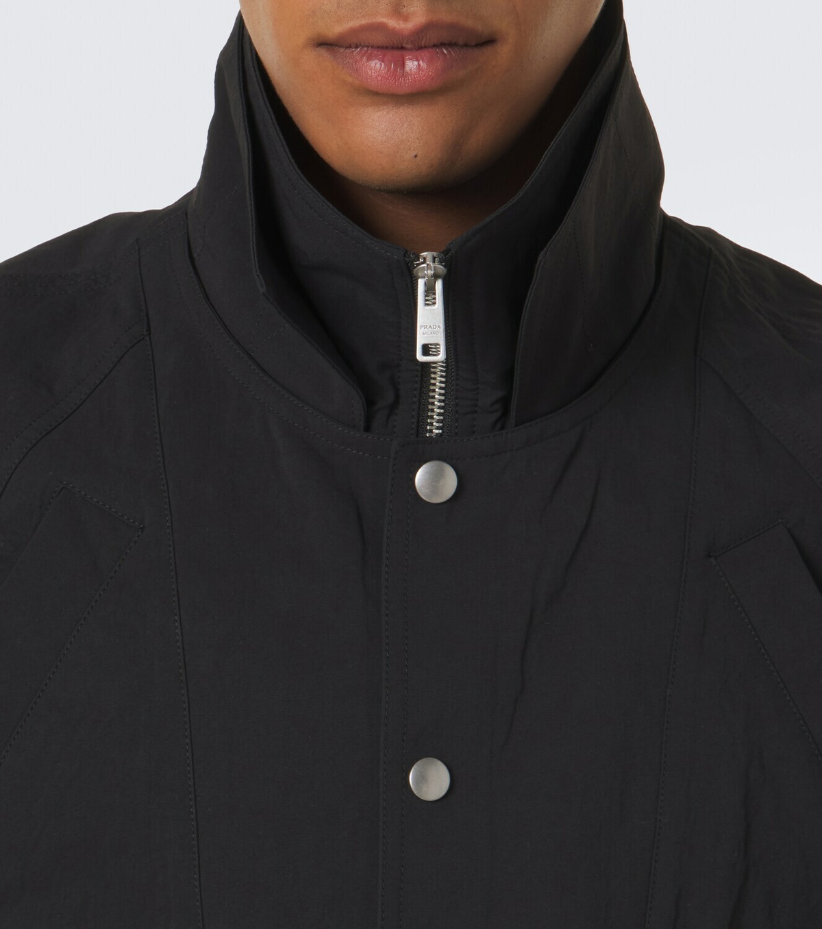 Prada Re-Nylon cropped cape