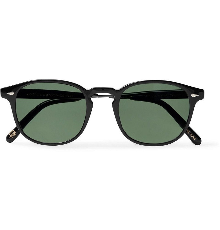 Photo: Moscot - Genug D-Frame Acetate Sunglasses - Black