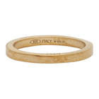 Maison Margiela Gold Slim Logo Ring