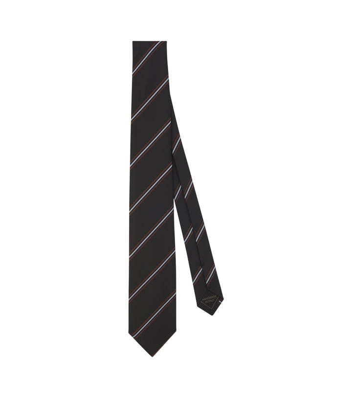 Photo: Brioni Striped silk jacquard tie