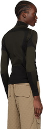 MISBHV SSENSE Exclusive Black & Khaki Top