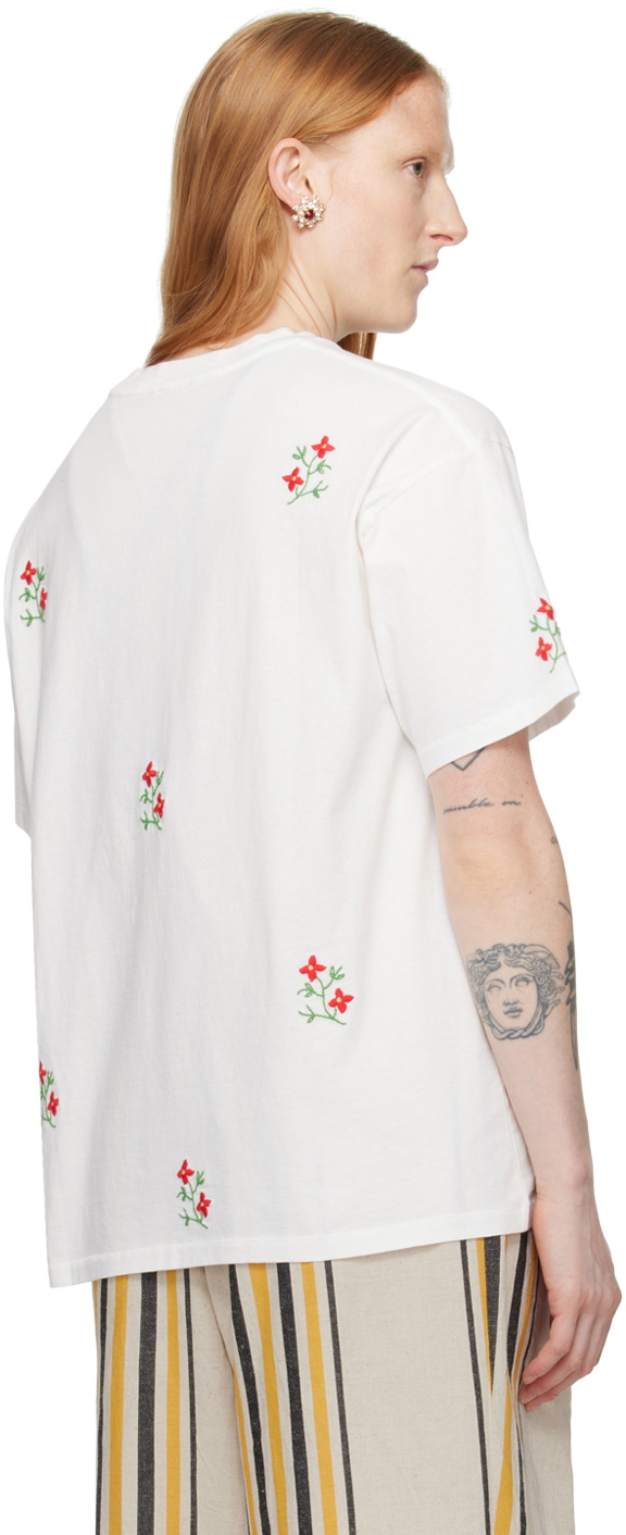 Bode White 'Tournament' T-Shirt Bode