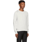 Brioni Grey Cashmere and Cotton Sweatshirt