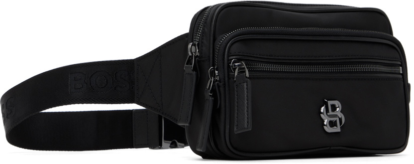 BOSS BLACK ブラス ネクタイピン Double Bモノグラム BOSS Black Twill Double B Monogram Belt Bag BOSS