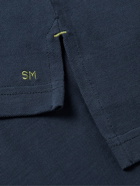 Sid Mashburn - Cotton-Piqué Polo Shirt - Blue