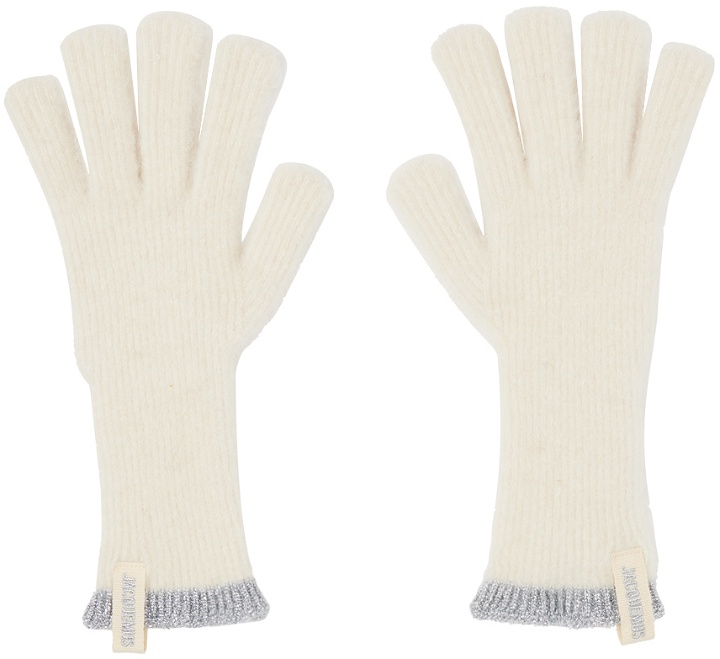 Photo: Jacquemus Off-White Guirlande 'Les Gants Paoli' Gloves