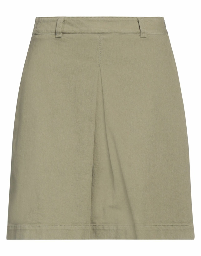 Photo: Peserico Easy Womens Denim skirt in Sage green