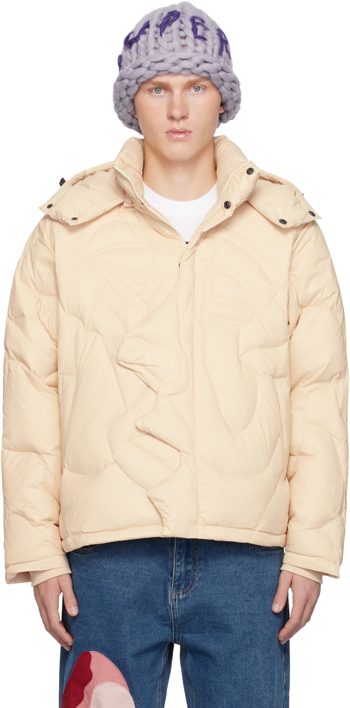 KidSuper Off-White Kissing Down Jacket KidSuper