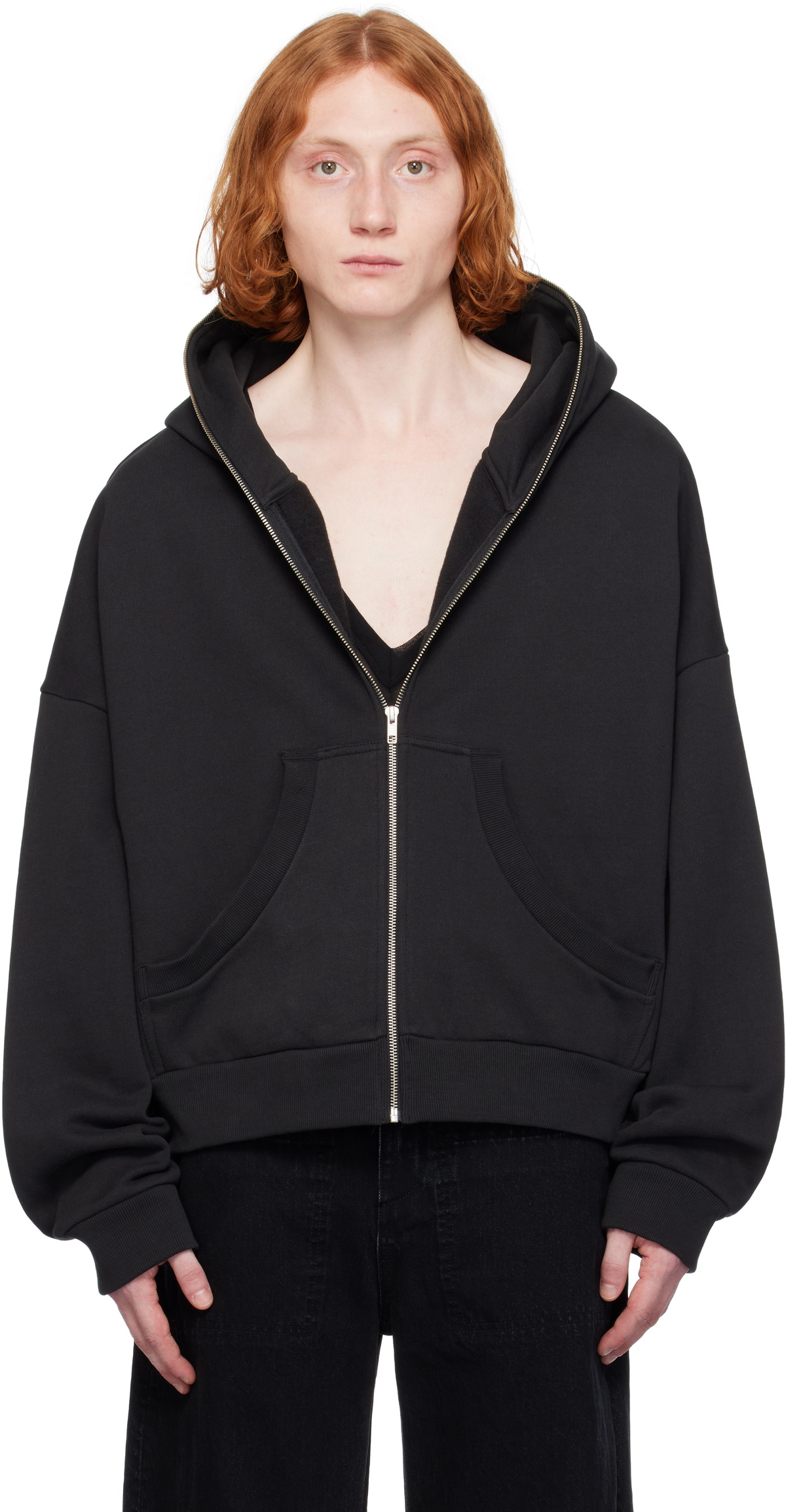 トップス entire studios eternal zip black Entire Studios Black Eternal Zip Hoodie Entire Studios