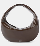 Khaite Olivia patent leather shoulder bag