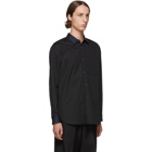 Comme des Garcons Shirt Black and Navy Contrast Shirt