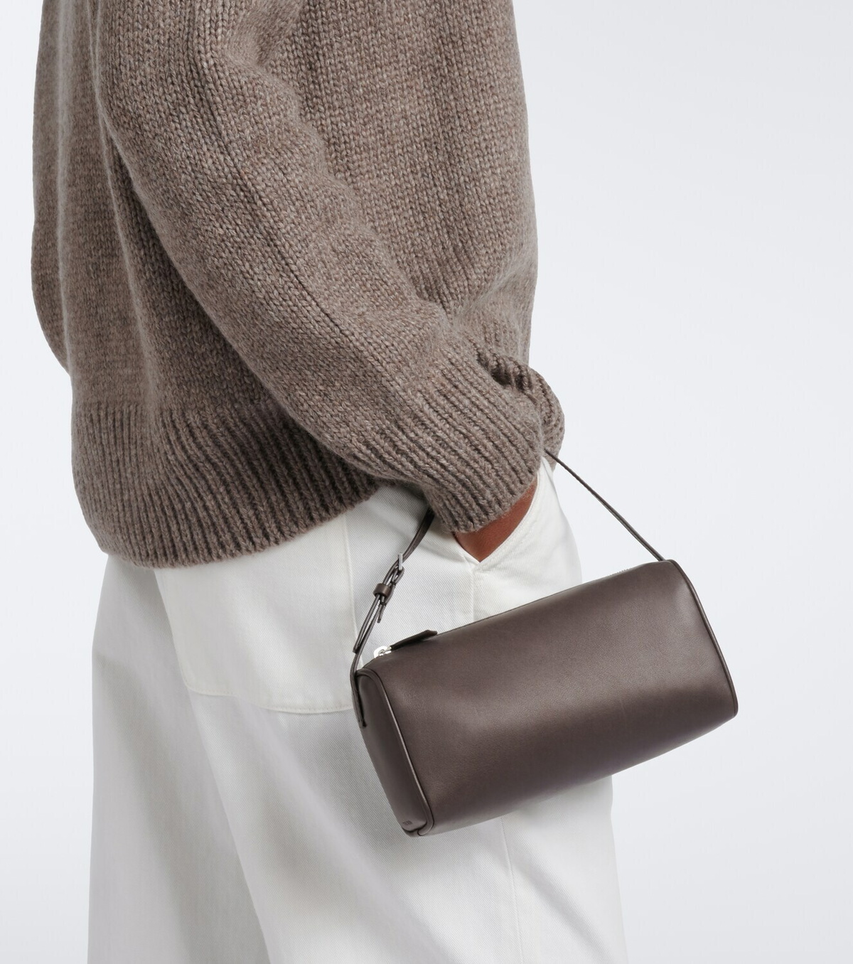 The Row '90s leather shoulder bag