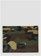Camouflage Card Holder in Green