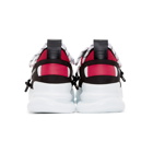 Versace Black and Red NYC Runway Chain Reaction Sneakers