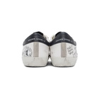 Golden Goose White and Grey Superstar Sneakers