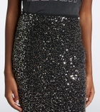 Marant Etoile Nehjany sequined midi skirt