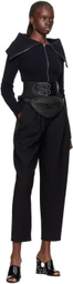 ALAÏA Black XS Perforated Belt Bag