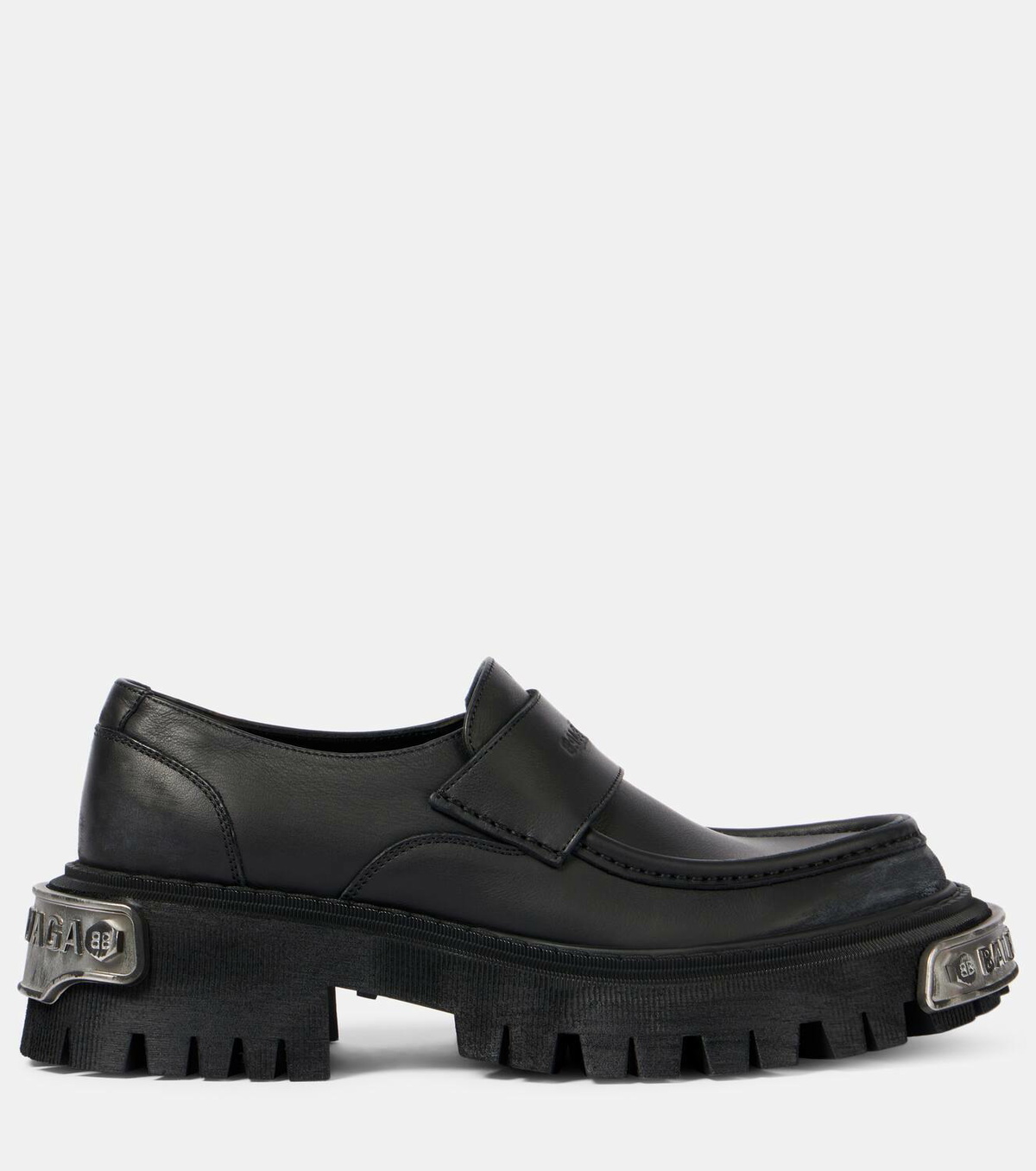 Balenciaga Tractor leather loafers