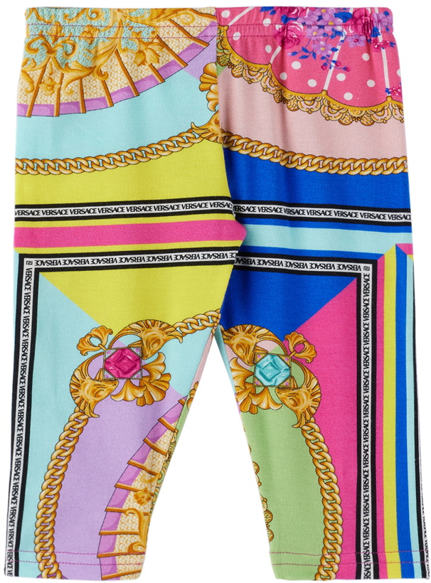 Photo: Versace Baby Multicolor Barocco Goddess Leggings