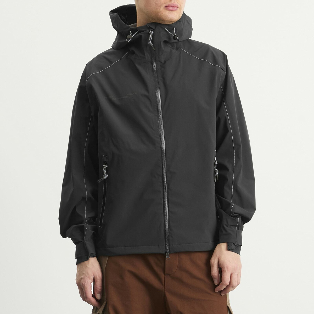 KA_YO_Prototype Men's 3-Layer Shell Jacket in Black