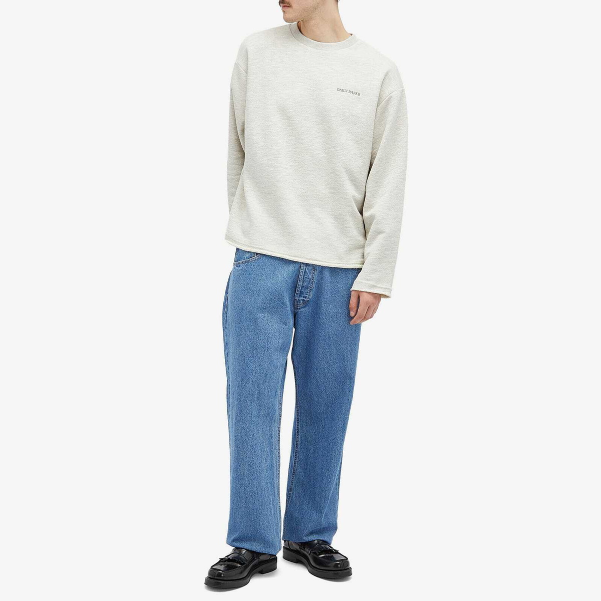 Daily Paper Men's Aniola Sweatshirt in Grey Marl