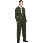 Maison Margiela Green Zipper Trousers