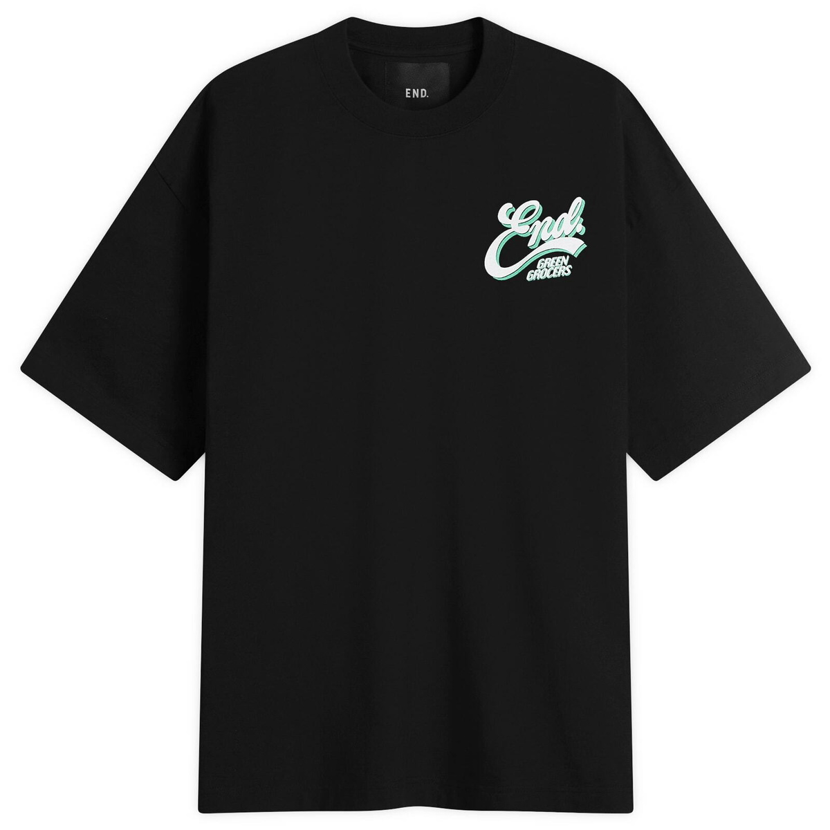 END. Outdoor Sign T-Shirt in Black