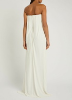 Stella Mccartney Forever Stella Strapless Crepe Gown White