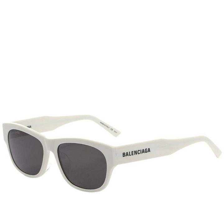 Photo: Balenciaga Men's BB0164S Sunglasses in Ivory Grey