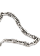 Saint Laurent Anchor Chain Bracelet Silver