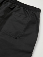 Brunello Cucinelli - Long-Length Logo-Embroidered Swim Shorts - Black