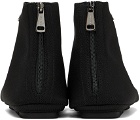 Dolce&Gabbana Black Stretch Mesh Ankle Boots