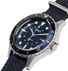 Timex - Navi Harbor Stainless Steel and Nylon-Webbing Watch - Men - Blue