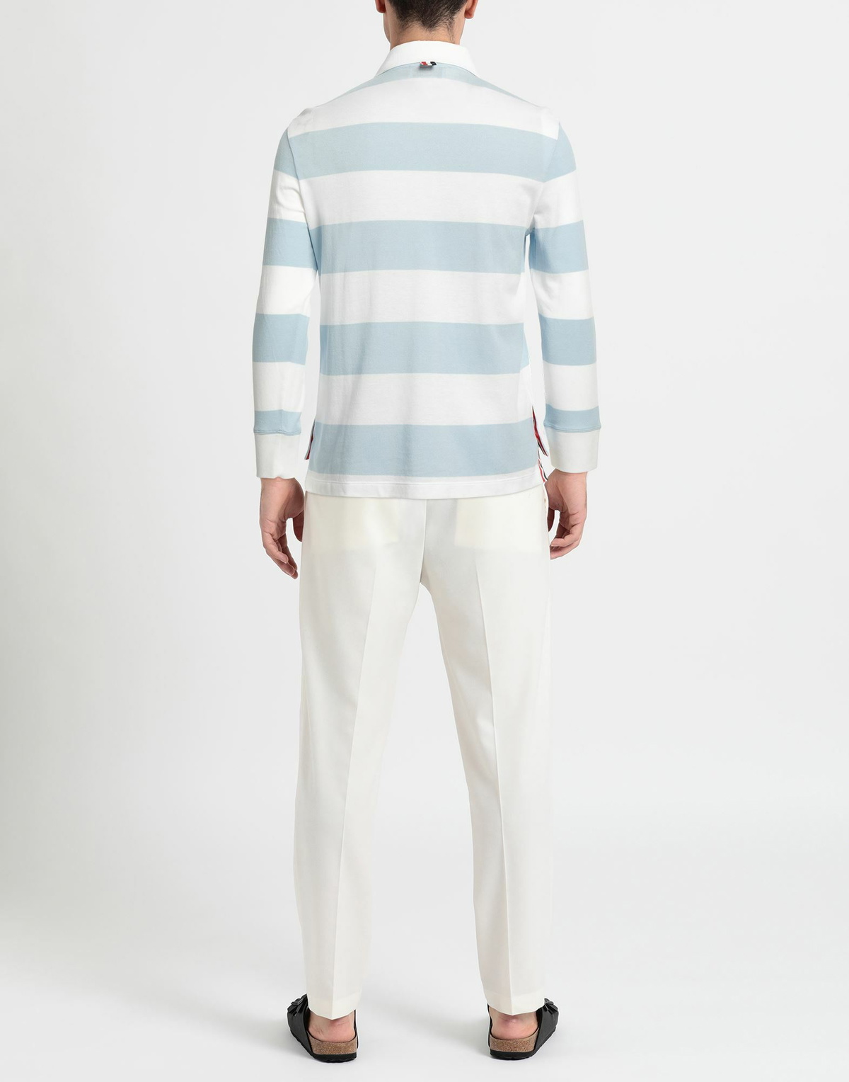 Thom Browne Mens Polo shirt Sky in Blue