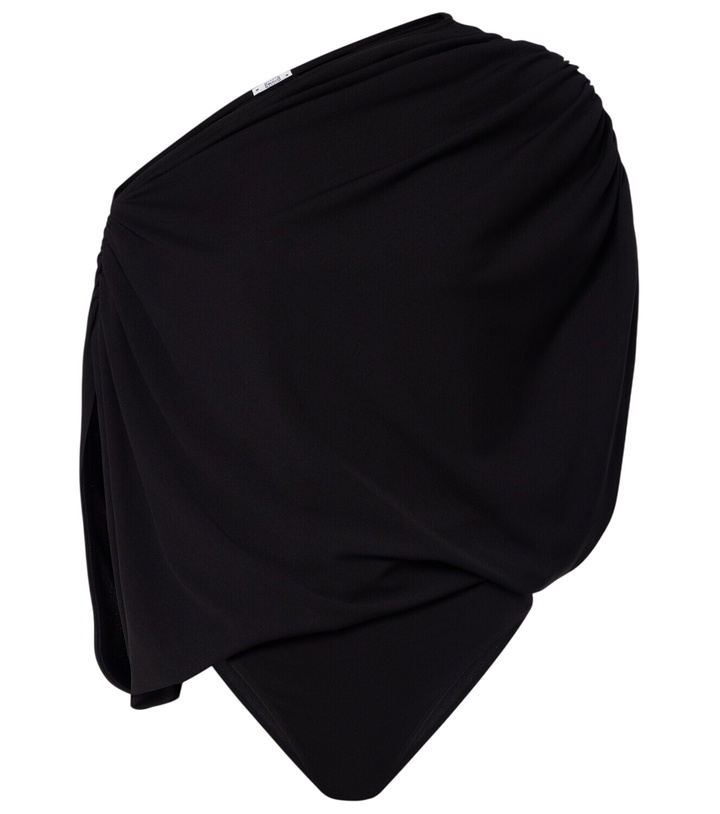 Photo: Wolford Draped off-shoulder bodysuit