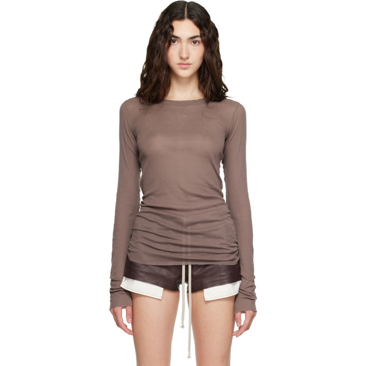 Photo: Rick Owens Purple Tower Rib LS T-shirt