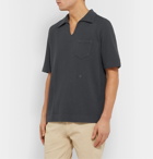 Massimo Alba - Loopback Cotton and Linen-Blend Polo Shirt - Blue