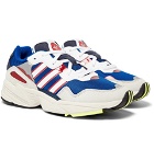 adidas Originals - Yung 96 Suede, Leather and Mesh Sneakers - Blue