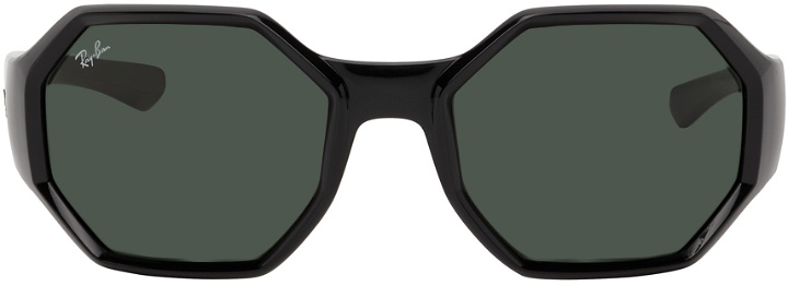 Photo: Ray-Ban Green RB4337 Octagonal Sunglasses
