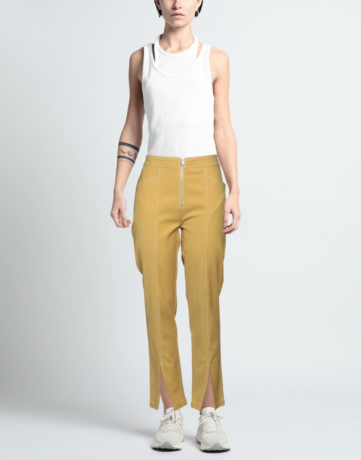 Rodebjer Womens Pants Mustard