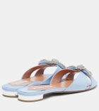 Aquazzura Very Bow Tie embellished flats