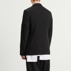 Comme des Garçons Homme Plus Men's Wool Single Breasted Blazer in Black