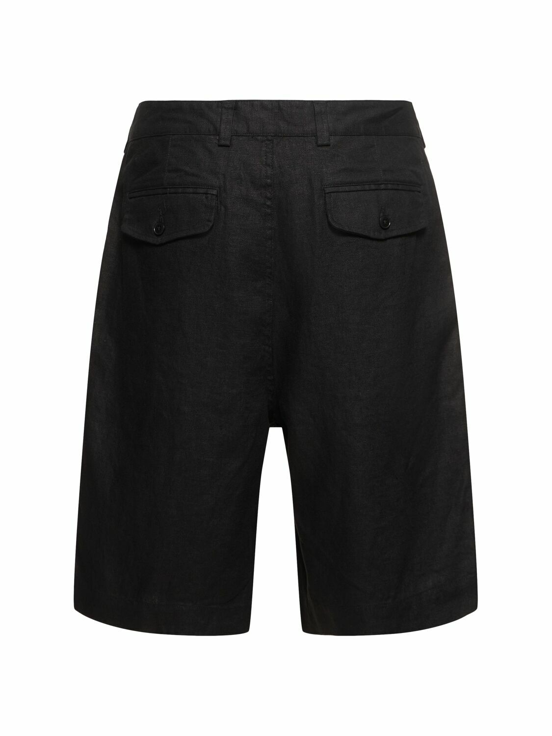 SUNFLOWER Pleated Linen Shorts Sunflower