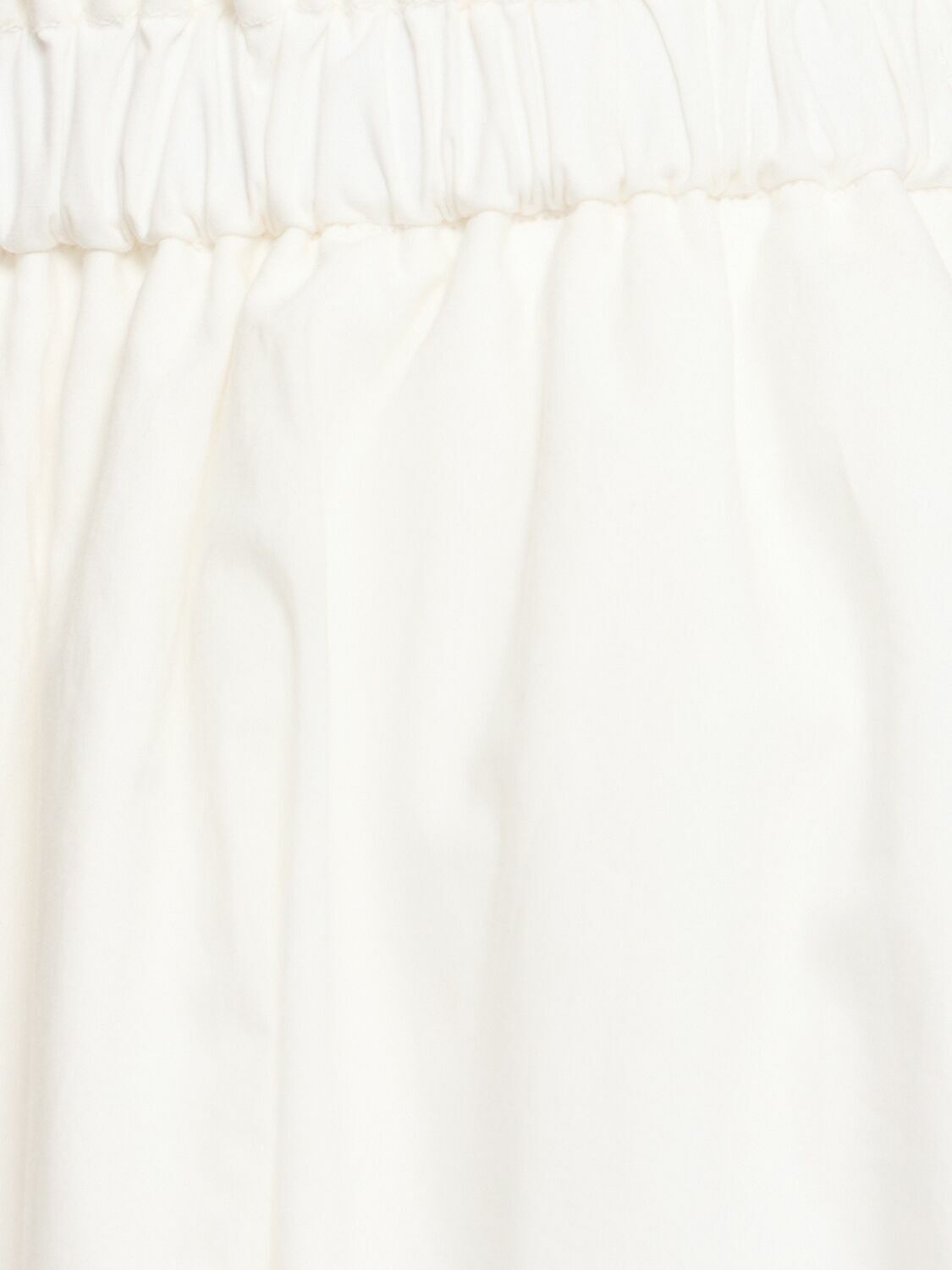 FORTE_FORTE Elastic Waist Poplin Midi Skirt Forte Forte