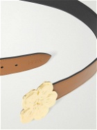 KENZO - 3cm Reversible Leather Belt - Black