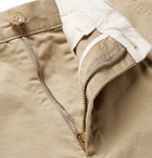 Beams Plus - Slim-Fit Cotton-Blend Twill Shorts - Men - Beige