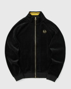 Sergio Tacchini COURT VELOUR TRACK TOP Black Mens Track Jacket