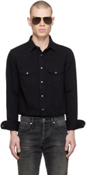 TOM FORD Black Western Yoke Shirt