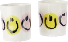 Carne Bollente White Frizbee Ceramics Edition Ride Together Cup Set