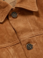Polo Ralph Lauren - Polo Country Logo-Print Suede Jacket - Brown